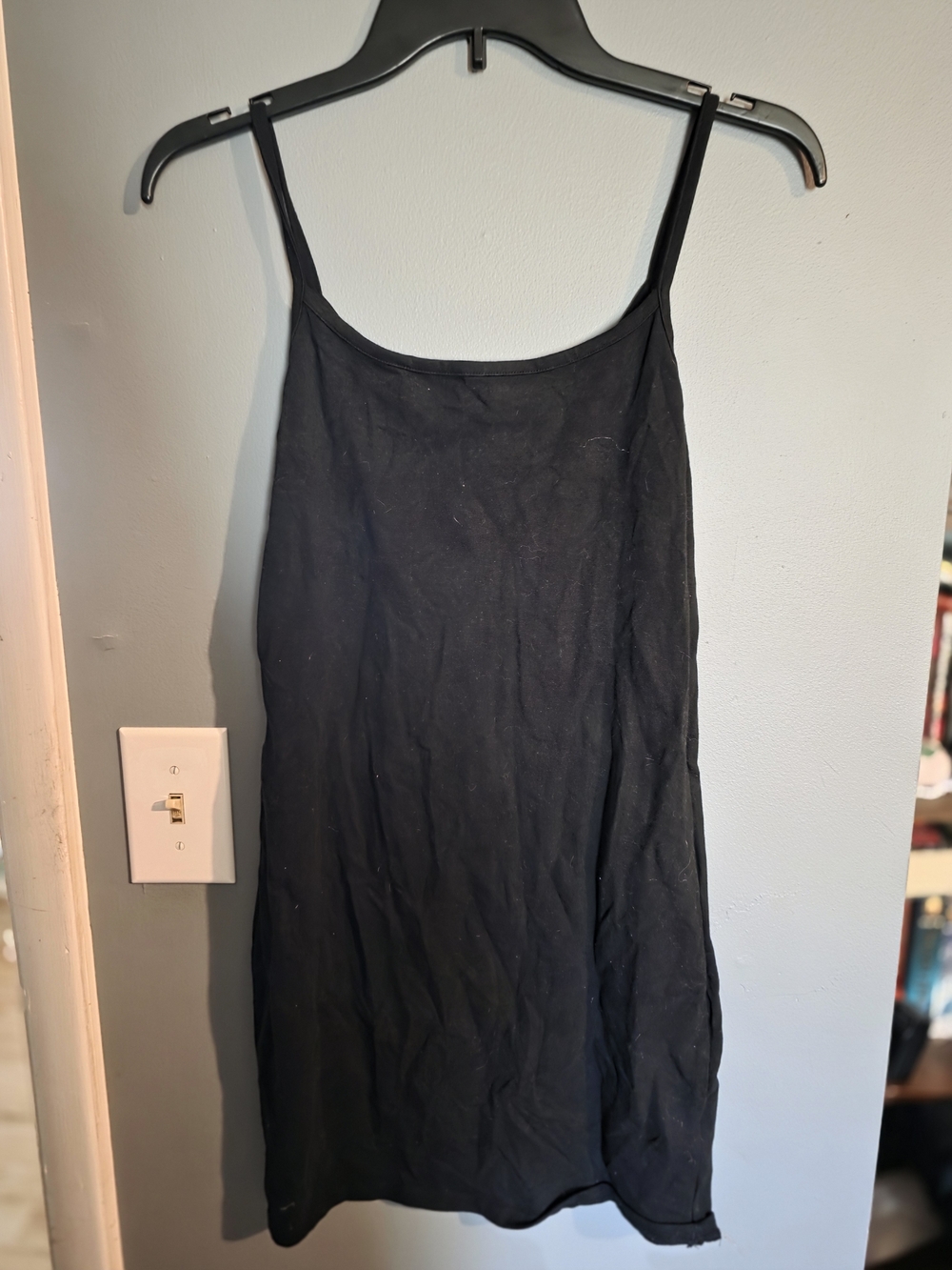 Forever 21 Black Spaghetti Strap Slip Dress